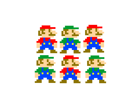 mario-luigi guessing game
