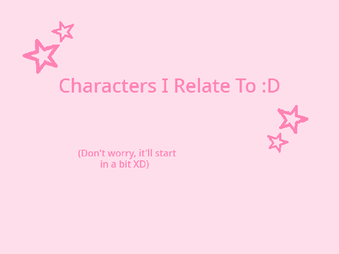 Characters I Relate To