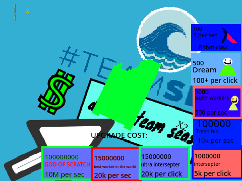 #TEAMSEAS clicker 