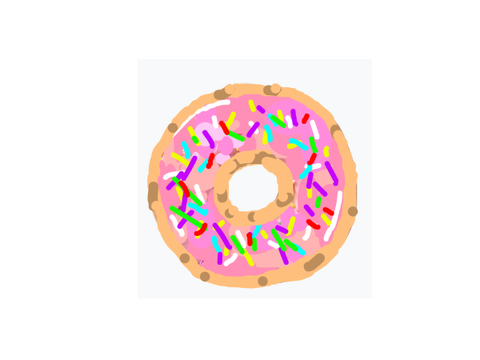 Block Shaded Donut
