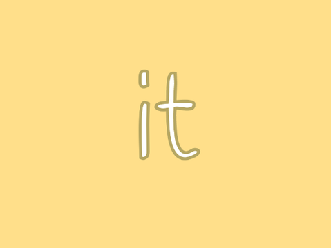 it