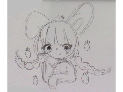 うさぎ。
