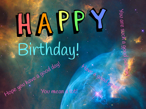 Happy birthday template thing