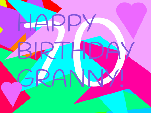 Happy Birthday Granny! ❤⭐?