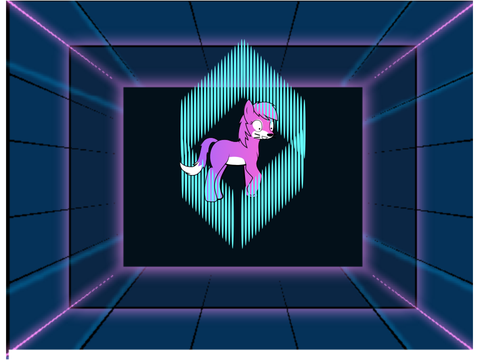 Aaaaaaaaa ! The pony is falling in the hole ! 