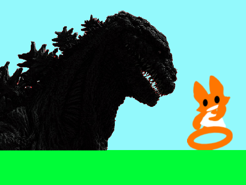 Godzilla escape!