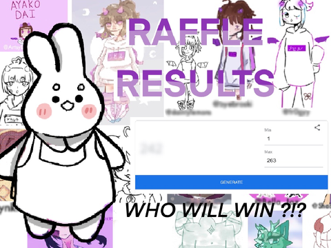 ✦ Holiday Raffle Results !