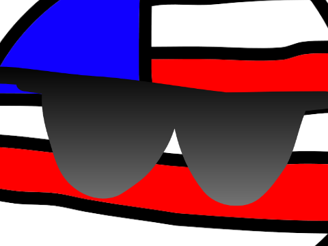 USA with his glasses off (reupload)
