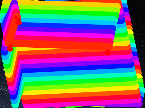 Rainbow dots