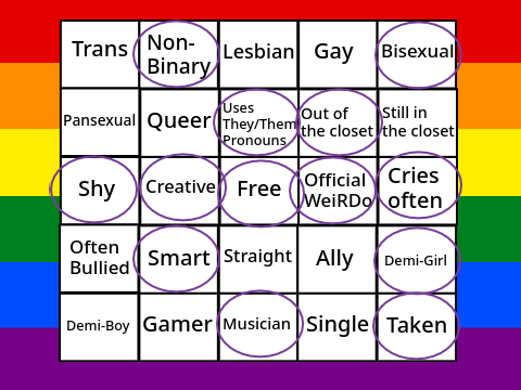 LGBTQ+ Bingo remix