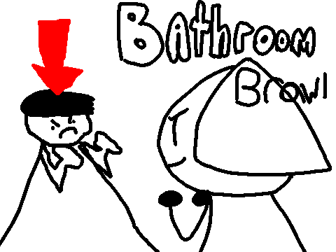 Bathroom Brawl But I Added Myself