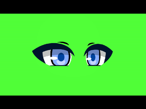 Blinking green screen