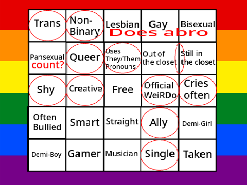 LGBTQ+ Bingo remix