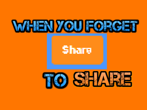 When you forget to share... Animations#Music#Art#Comedy