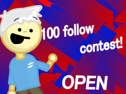 [OPEN] Almost 100 follows contest! #Contest #Animation #Slides #Art