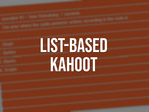 List-Based Kahoot