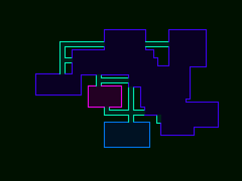 Dungeon generator with room detector