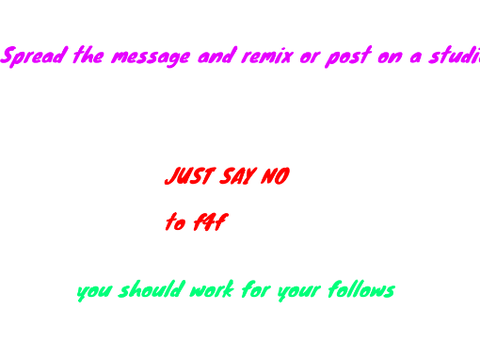 JUST SAY NO.