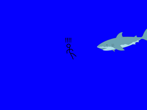 A 2 player shark game!