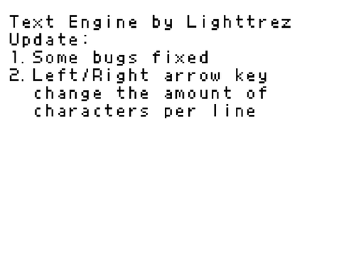 Text Engine by Lighttrez V6