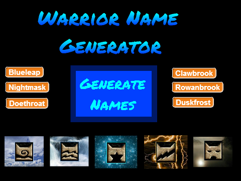 Warrior Name Generator