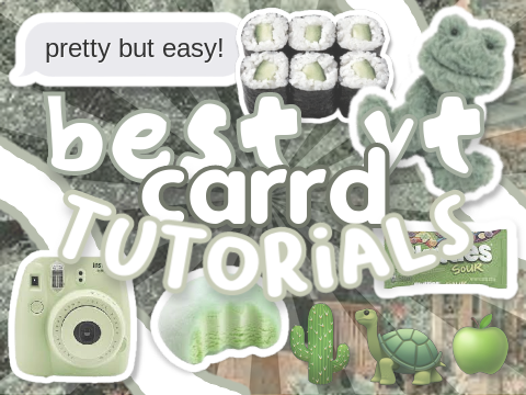 - ̗̀❏ best yt carrd tutorials