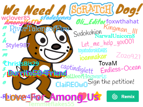 Petition to add a Scratch Dog! remix remix remix remix remix remix remix remix remix remix re… remix