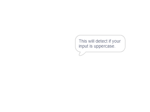 Uppercase Detector