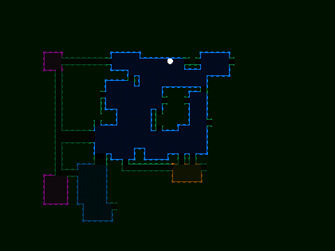 Walking in a random Dungeon