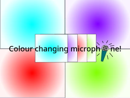 Colour changing microphone!