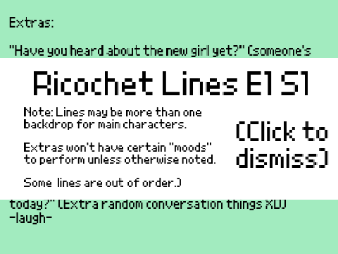 Ricochet Lines E1 S1