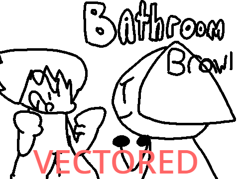 Bathroom Brawl VECTORED