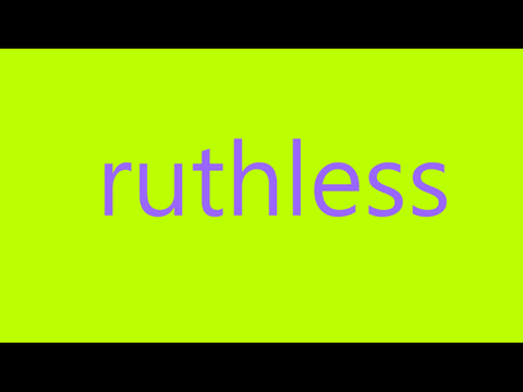 ruthless ; im not dead >:(
