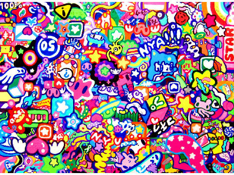Kidcore background (Free to use)