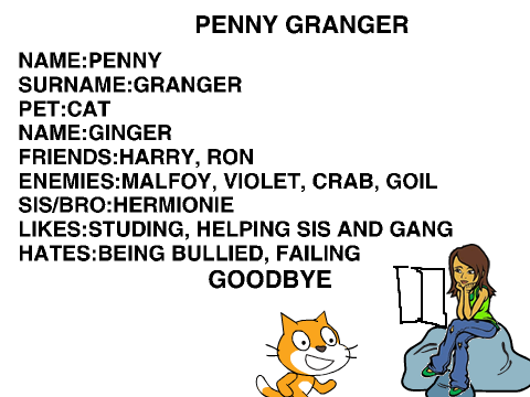 HOGWARTS   PENNYGRANGER  GRYFFINDOR