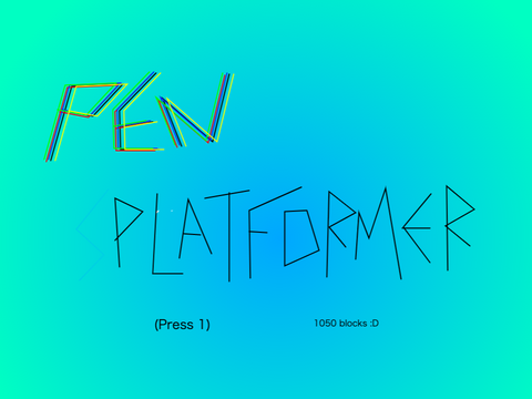 Pen platformer