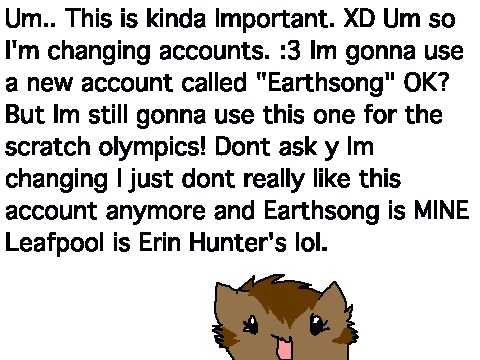 ACCOUNT ANNOUNCMENT!