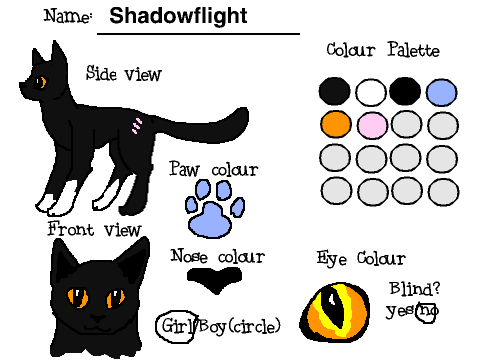 MidnightClan Contest! Shadowflight