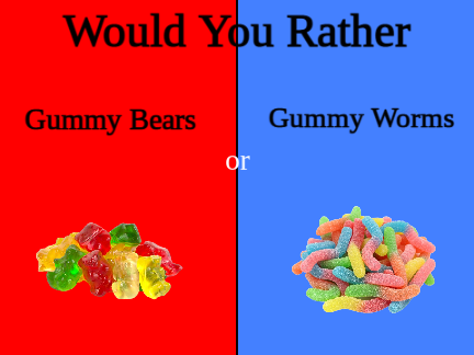 Would You Rather - Sweet & Sour