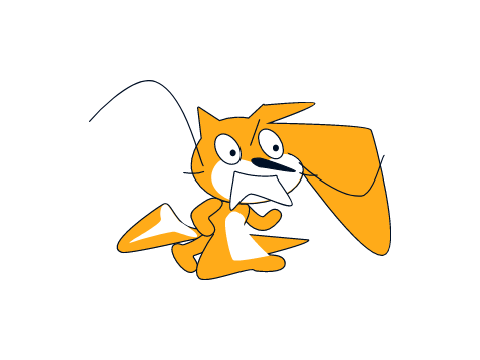 funny scratch cat