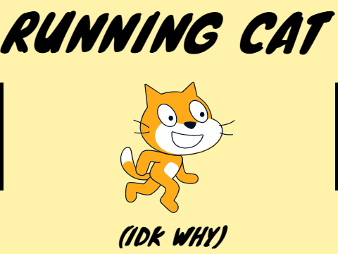 RUNNING CAT