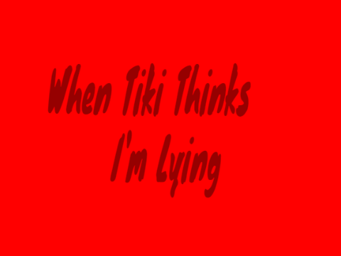 When Tiki thinks I'm lying #Animations #Funny #Shorts