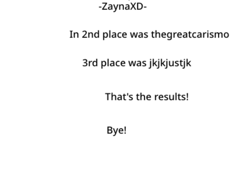 PFP RESULTS!