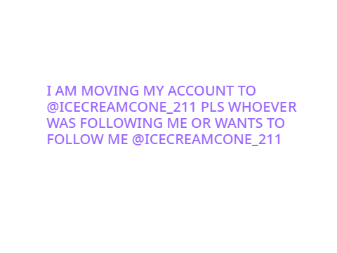 Moving my account