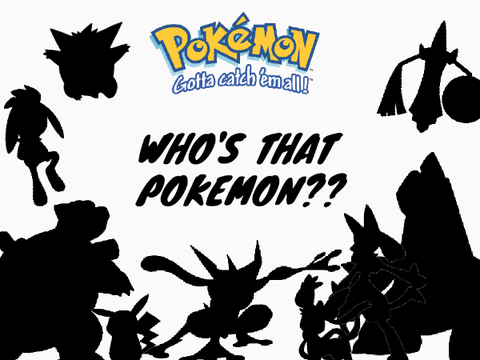 WHO'S THAT POKEMON??