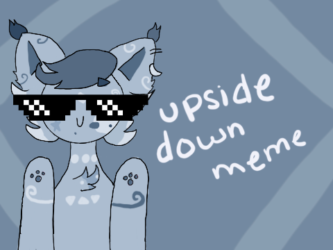 upside down meme