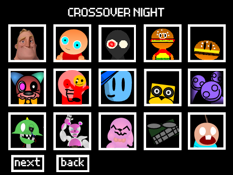 (CLOSED) -crossover night- ADD YOUR CHARACTER TO THE ROASTER!