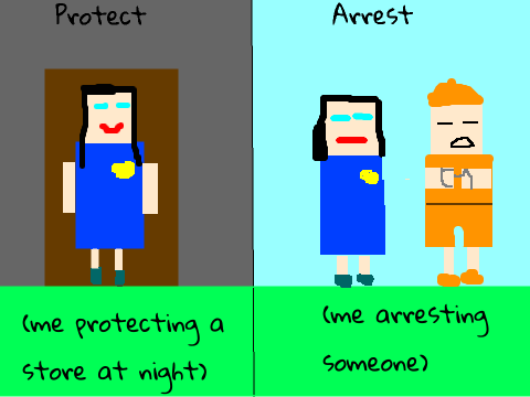 Grace's Buisness Card (Police Officer)