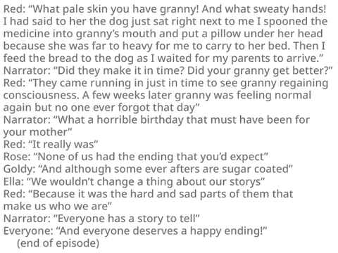 Fairytale episode 4 lines