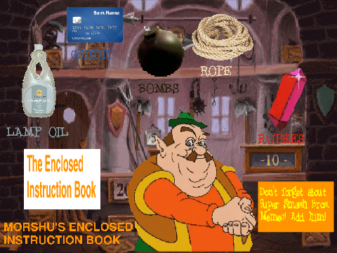 Weegeepoop Games: Morshu's Shop